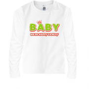 Детская футболка с длинным рукавом Baby we`re happy family